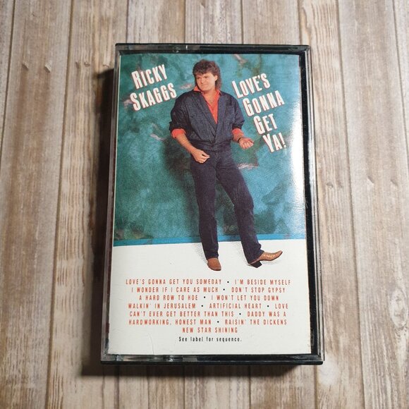 Ricky Skaggs Loves Gonna Get Ya Cassette Tape 1986 Record Country Music Album - Picture 1 of 3